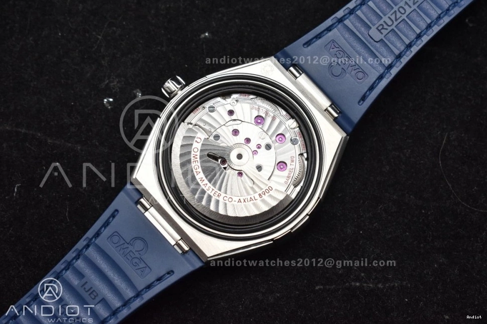 on Blue 1:1 Best 543 Edition SS Gummy A8900 Super White FashionForward Constellation Dial Strap Clone Ceramic VSF Blue 0819